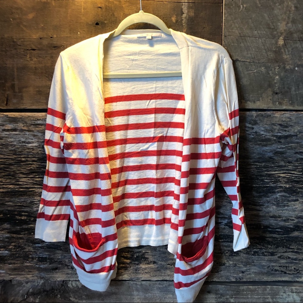 Gap striped cardigan
